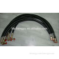 SAE high pressure wire steel braided rubber hose assembly
